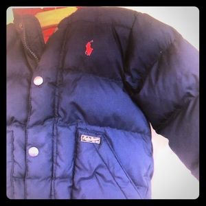 Polo Lauren Boys Navy Blue Winter Jacket 2T